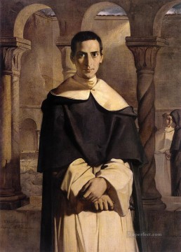ロマンチックなプレド騎士団のドミニク・ラコルデール神父の肖像 セオドア・シャセリオー Oil Paintings